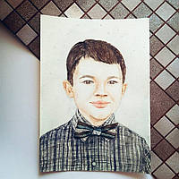 Детский портрет формата А3 по фото