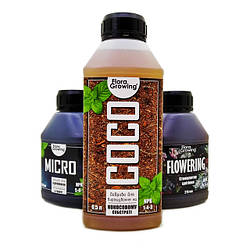 Coco Kit + Стимулятор цвітіння Flowering - Комплект для повного циклу на кокосовому