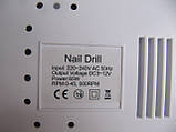 Фрезерний апарат Nail Master 45000 обертів , 65 вт. білий, фото 2