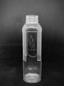 Пляшка пет 500 мл з горловиною 38 мм (квадрат) (упаковка 200 шт.)