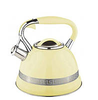 Чайник из нержавеющей стали со свистком 3л Edenberg EB-1941 Чайник для индукционной плиты Чайник газовый
