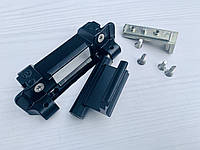 Оконная петля нижняя для алюминиевых поворотно-откидных окон с евро-пазом Stublina черная