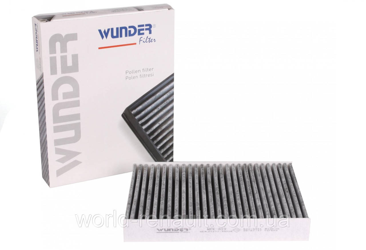 WUNDER WPK 819 — Фільтр салону вугільний на Рено Меган 4