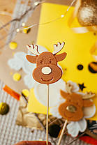 Силіконовий молд для льодяників "Олені"