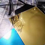 Комплект акрилових дзеркал 15×15 см 1 мм 9 шт золото, фото 9