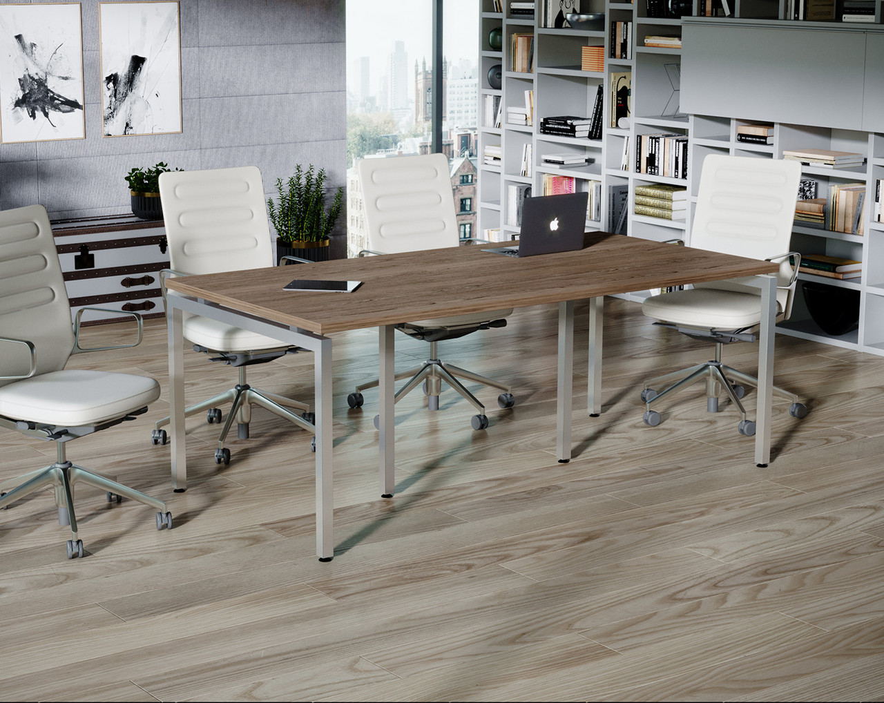 Стіл для переговорів Q-200 Loft Design Дуб Палена