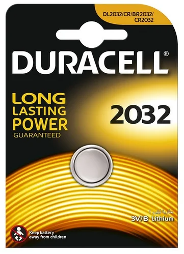 Батарейка Duracell DL2032 DSN CR2032 \ BR2032 BLI 1 LITHIUM 3v, фото 1