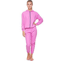 Ефективний костюм-сауна з капюшоном для схуднення Весогонка-термокостюм Sauna Suit Рожевий (В-КА52) 2XL