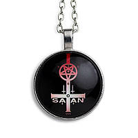 Кулон KS-33 Satan cross pentagram