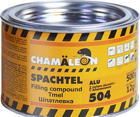 Шпаклівка CHAMAELEON 504 поліестрова з алюмінієвим наповненням, 0.5 кг (Німеччина), фото 2
