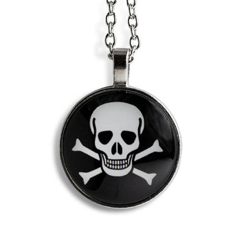 Кулон KS-35 Череп з кістками, фото 1