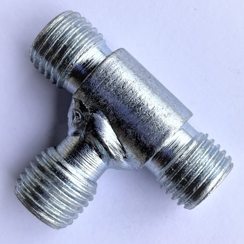 Штуцер сполучний трійник S17 (М14х1.5-М14х1.5-М14х1.5), фото 1