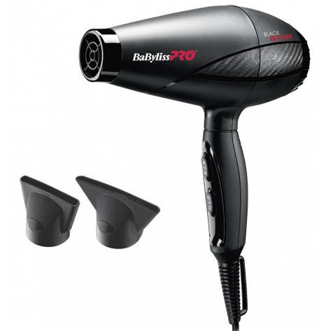Фен професійний BaByliss PRO BLACK STAR BAB6200E 2000W, фото 2