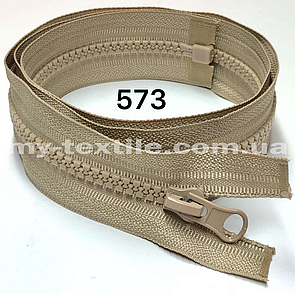 Блискавка тракторна 50 см роз'ємна один бігунок Тип-5 Бежевий