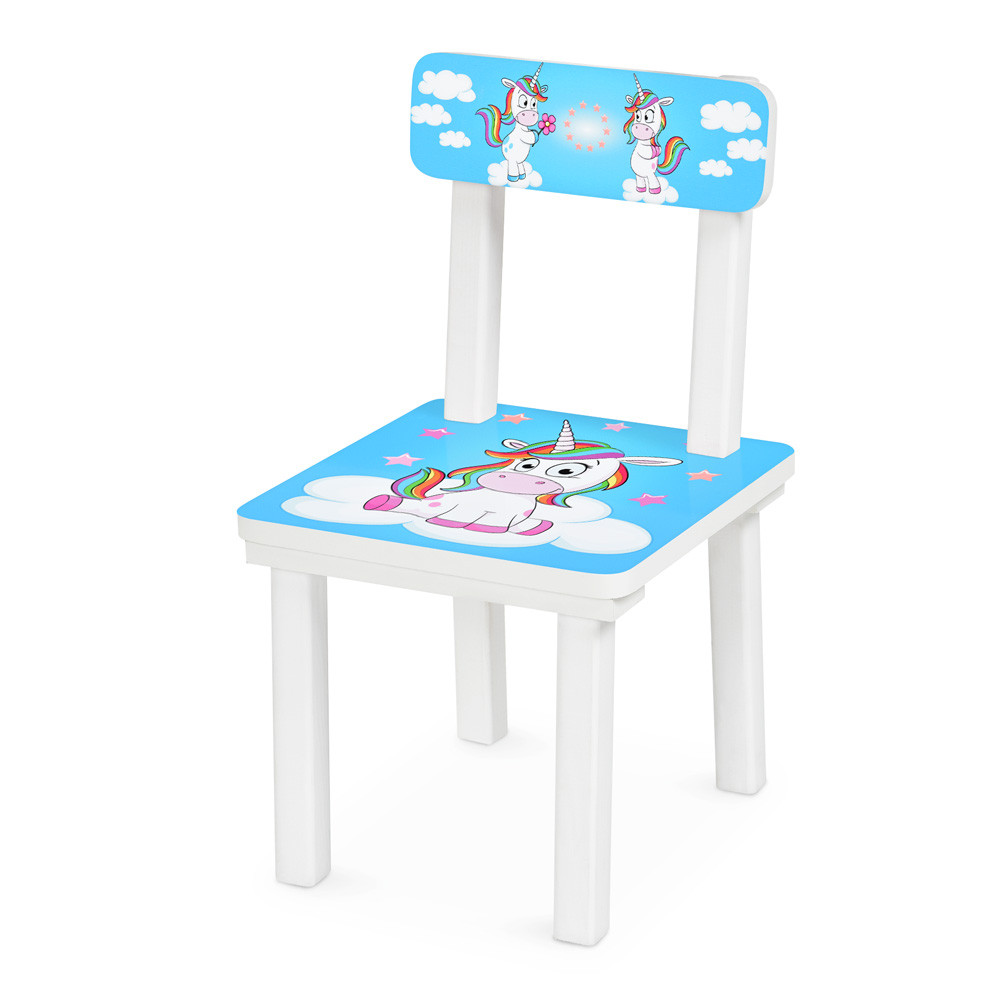Детский столик со стульчиком для девочки BambiBSM2K-35 принцесса единорог радуга - фото 3 - id-p1507247895