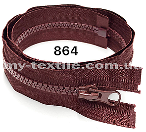 Блискавка тракторна 50 см рознімна один бігунок Тип-5 Бордовий