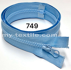 Блискавка тракторна 50 см рознімна один бігунок Тип-5 Блакитний