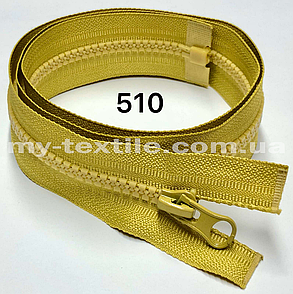 Блискавка тракторна 50 см роз'ємна один бігунок Тип-5 Гірчичний