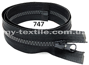 Блискавка тракторна 50 см роз'ємна один бігунок Тип-5 Графітовий