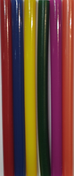 Стержни для клеевого пистолета цветные матовые 6 цветов ( сухой клей, клеевые стержни) . 11 мм.*19 см.