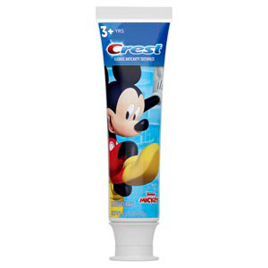 Дитяча зубна паста Crest Kids Fluoride Anticavity Toothpaste Disney Junior Mickey Strawberry 119 гр