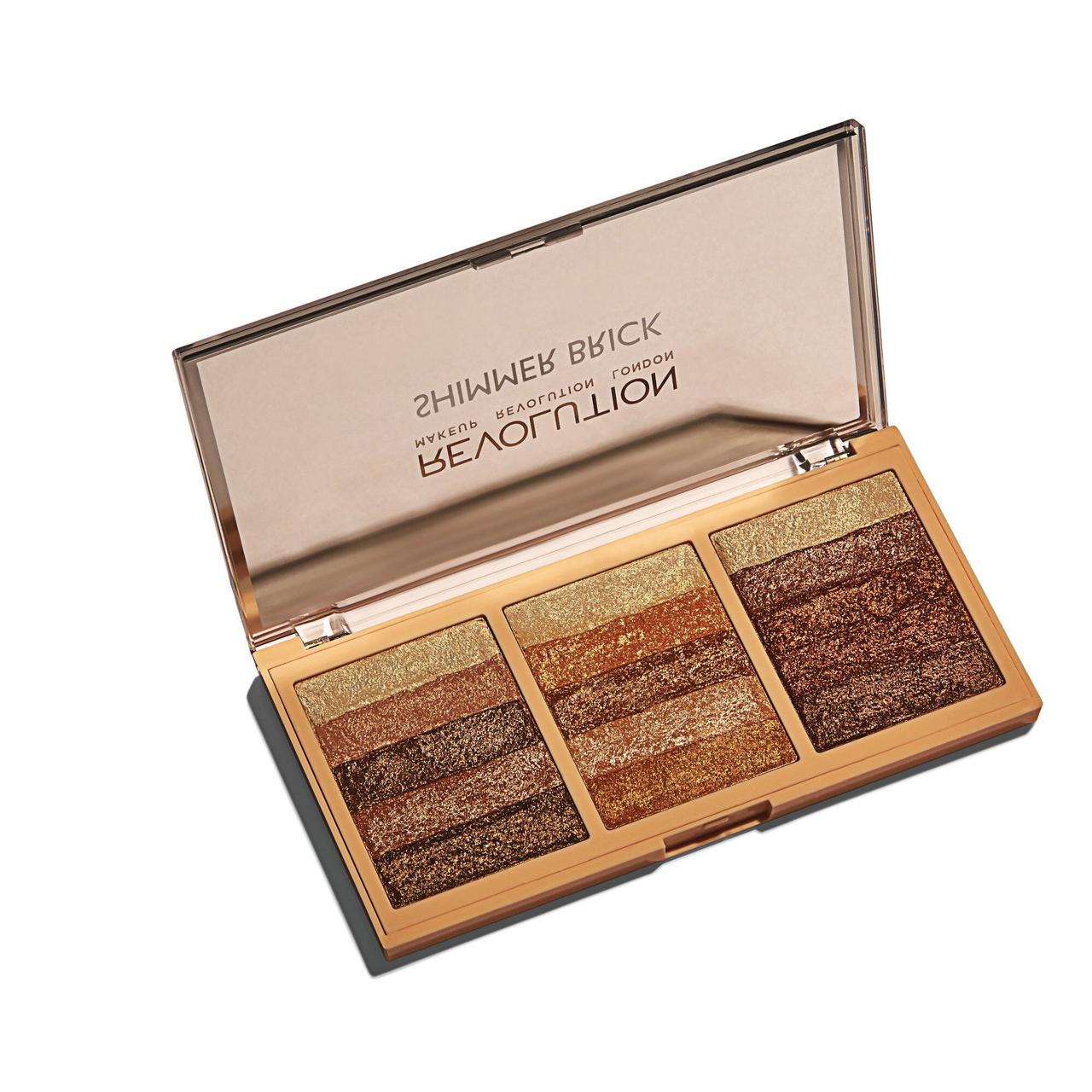 Палетка для макіяжу Shimmer Brick Palette, Make up Revolution, 12 г