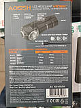 Портативний світлодіодний ліхтарик Videx A055H 600 Lm 5700 K, знімний акумулятор 16340 800mAh, фото 2