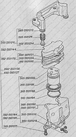 Колодка гальма Газель, Волга передня (компл.4шт) Profi (пр-во SCT) SP 187 PR