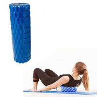 Массажный валик ролик для массажа спины 33х14 см 3D спортивный роллер фитнесr для фитнеса