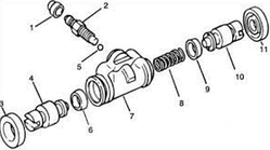 Персня РТЦ d=32м Газель, ,  3307-09 ущільнена.  24-10-3501051