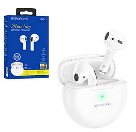 Бездротові навушники BOROFONE BE41W Felice TWS wireless BT headset White