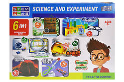Ігровий набір "Дитяча дослідницька лабораторія 6 в 1" Science and Experiment 1056 швидка відправка