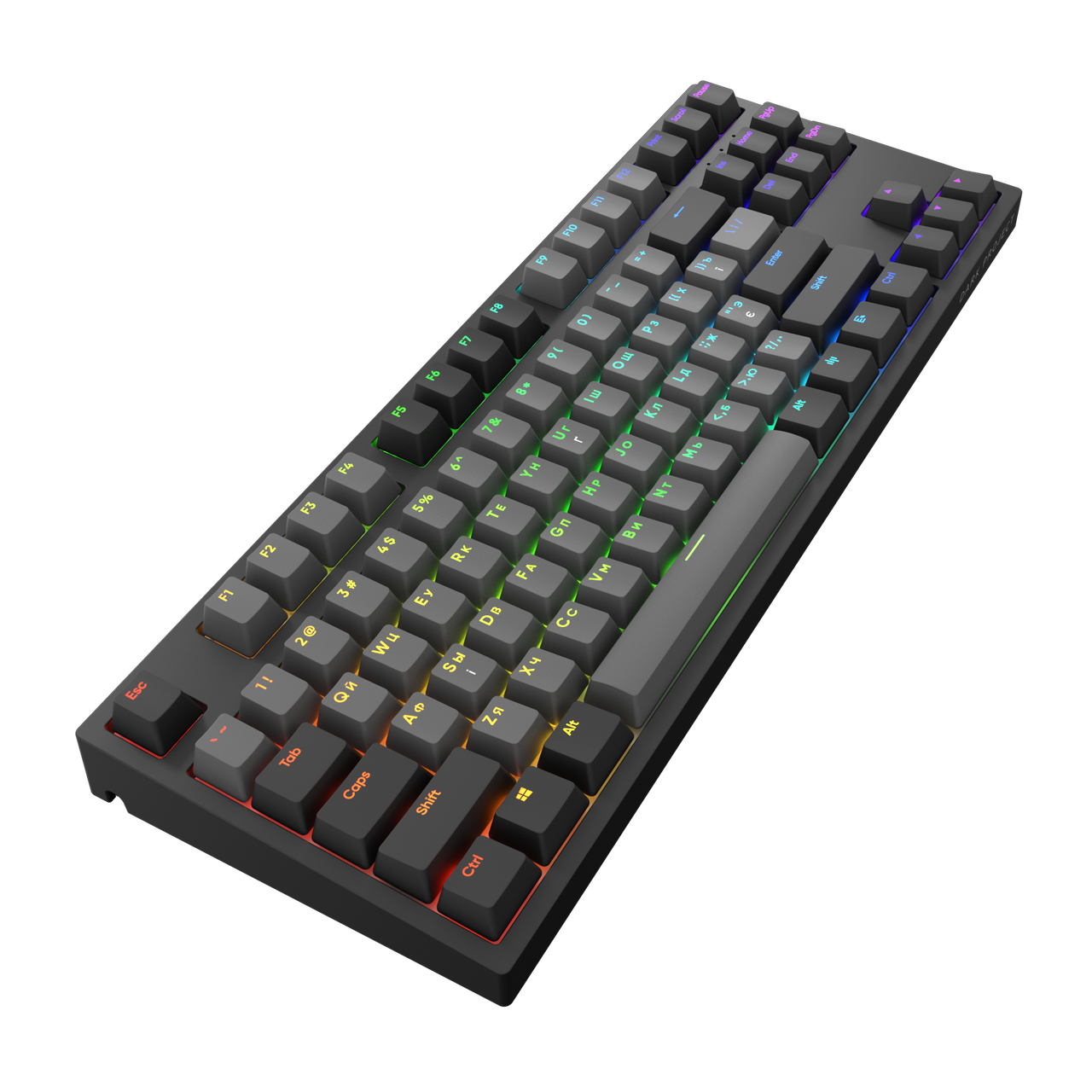 Ігрова клавіатура DARK PROJECT Pro KD87A PBT Gateron Mechanical Cap Teal