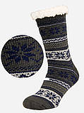 Чоловічі домашні теплі шкарпетки Лео "Arctik" з гальмами 40-45р., фото 3