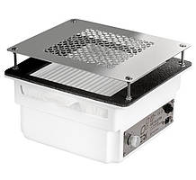 Врізна манікюрна витяжка з HEPA фільтром Teri 800, колір білий (сітка металік)