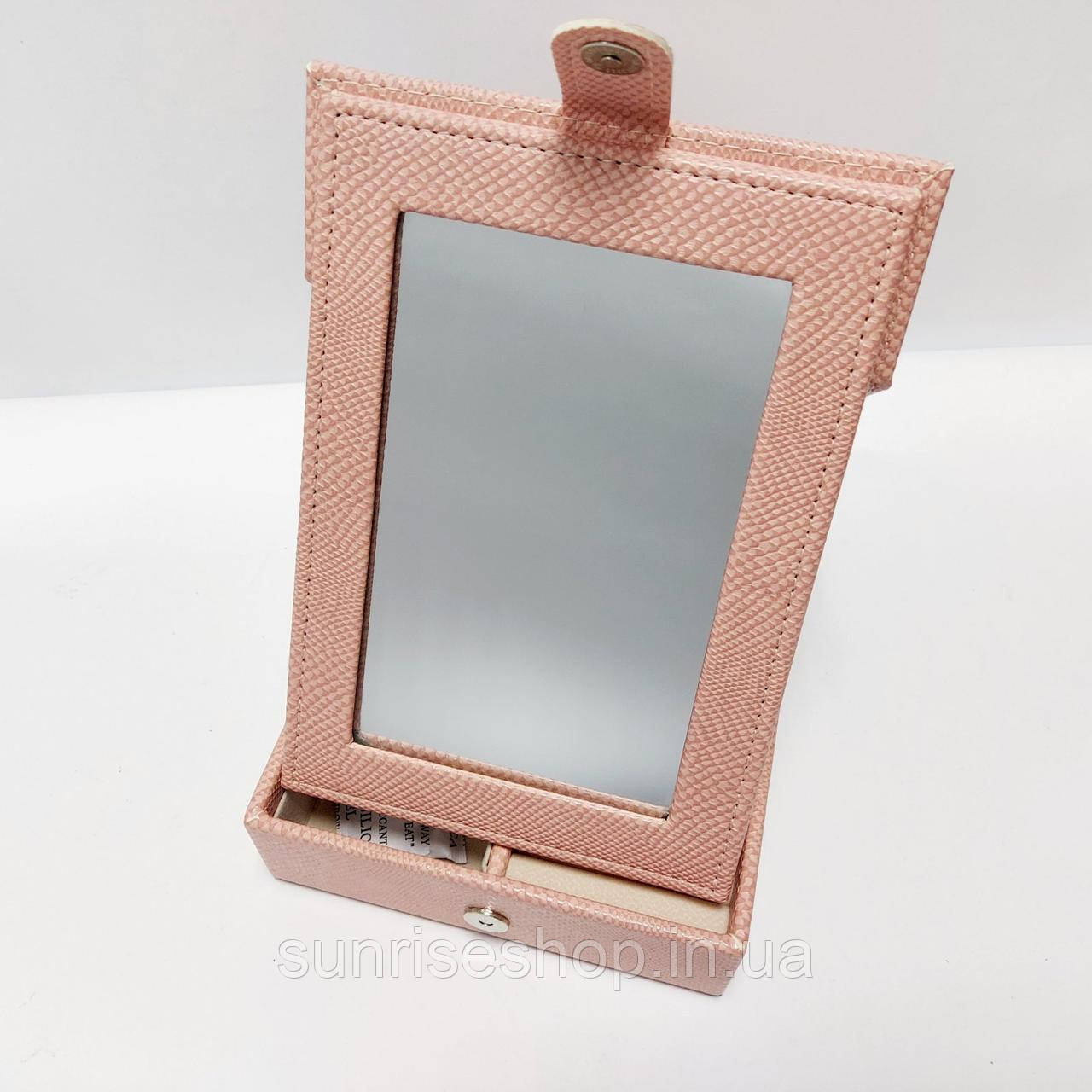 Шкатулка для прикрас шкірзамінник купити оптом і в роздріб