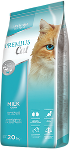 Premius cat Milk Корм для дорослих кішок із молоком 20 кг