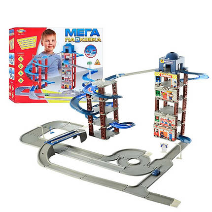 Ігровий набір Мега парковка 922-5 Паркінг дитячий Гараж для машин Автопарковка для дітей Іграшка для машинок, фото 1