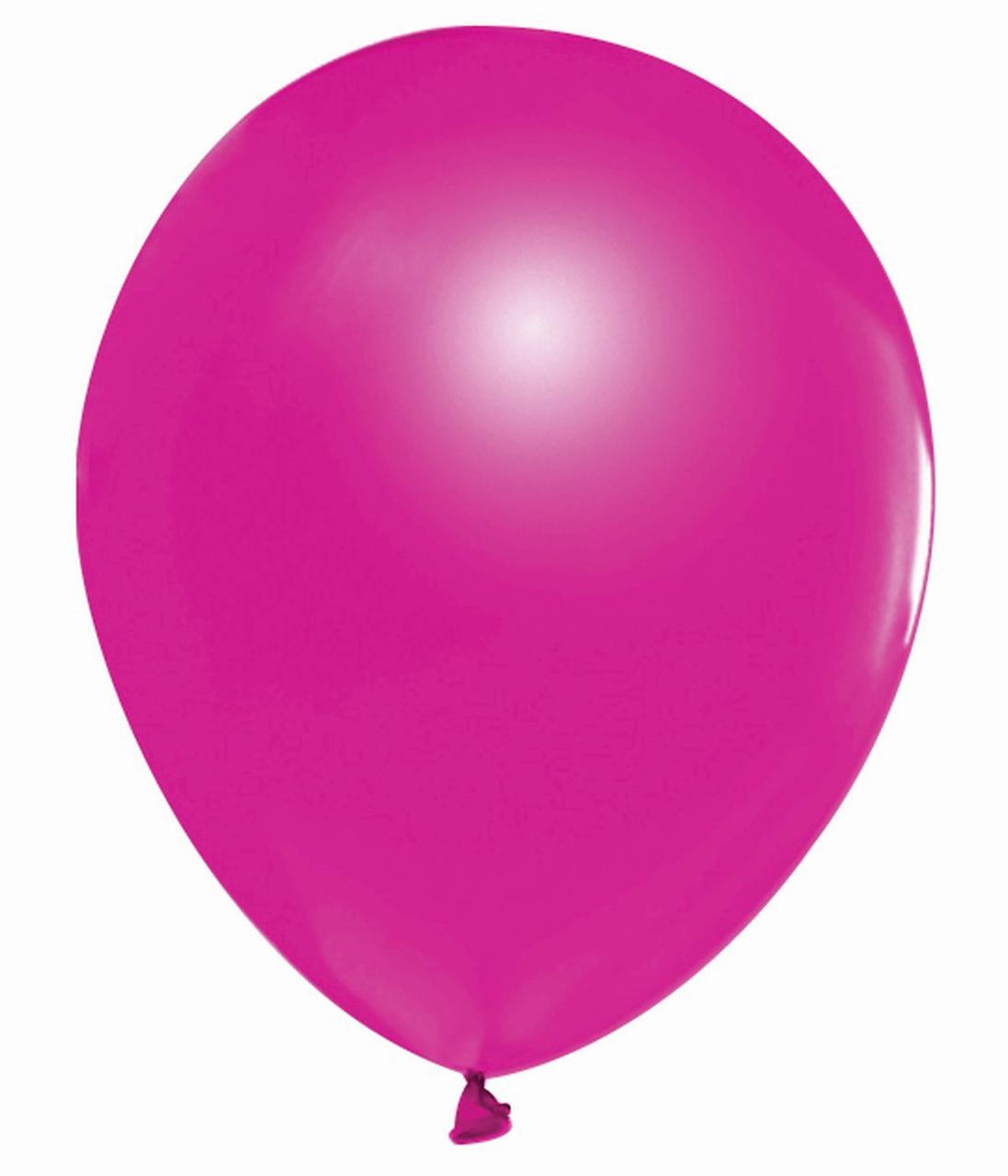 Латексна кулька Balonevi фуксія (M09) металік 12" (30см) 100шт.