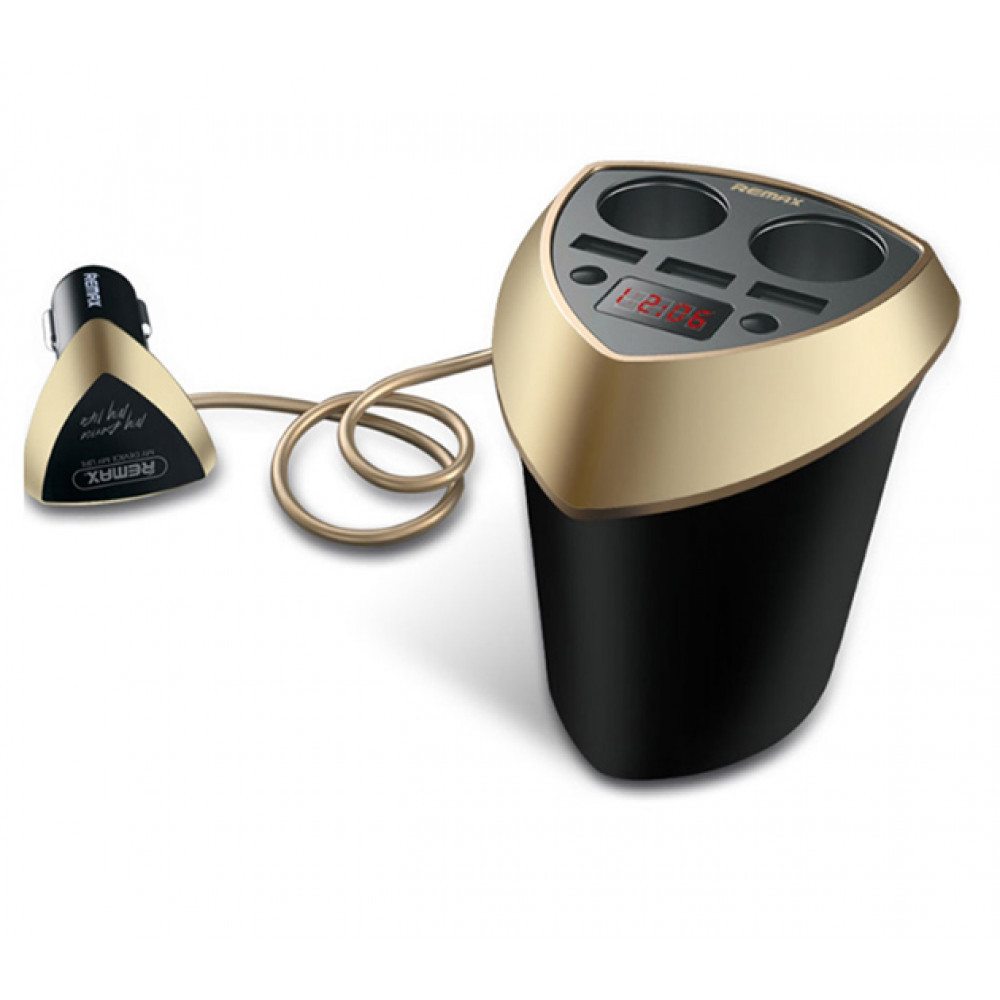 Автомобільний зарядний пристрій Remax CR-3XP Alien Micro USB (Black)