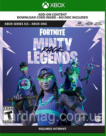 Fortnite Minty Legends Pack + 1000 V-Bucks (Ключ Xbox) Аргентина Регіон, фото 1