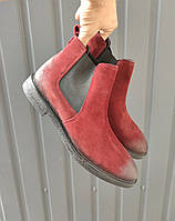 Красные мужские ботинки челси 40 41 размер