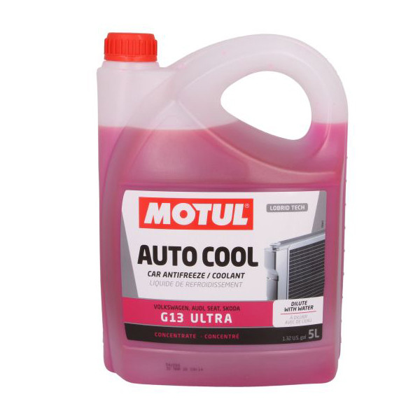 Антифриз розовый концентрат Motul Auto Cool G13 Ultra (820106/109138) 5л