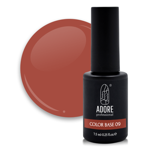 Основа для гель-лаку ADORE Color Base №09 Brick 7.5 мл, фото 1
