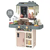 Ігрова дитяча кухня 889-189, вода, світло, звук, 36 предмети, фото 2