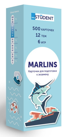 Картки для вивчення англійських слів. Marlins.