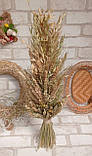 Дідух - оберіг з різних видів колосся на різдвяний стіл, h-50см, фото 4