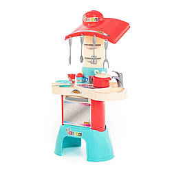 Дитяча іграшкова кухня з набором посуду Polesie BU-BU No1 в коробці, різнобарвна