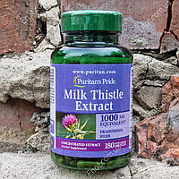 Экстракт расторопши Puritan's Milk Thistle Extract 1000 мг 180 гелевых капсул