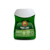 Mollers Forte omega 3 60 кап.- для дорослих та дітей від 6 років, великий термін придатності,наявність в укр.(Orkla,Польша)